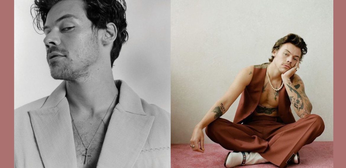 stiliaus įkvėpimas pagal harry styles