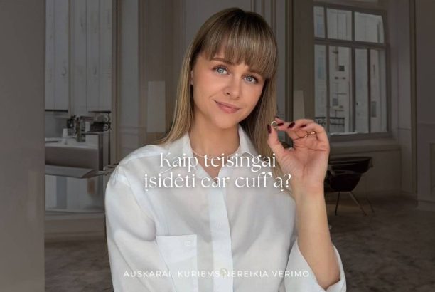 Kaip taisyklingai isidėti ear cuff