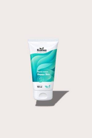 kremca happy skin – rankų kremas sausai, šiurkščiai ir suskeldėjusiai odai 150 ml. (absolute care)